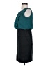 En Focus Studio 100% Polyester Color Block Teal Cocktail Dress Size 4 - photo 5