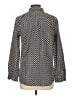 Talbots Polka Dots Black Long Sleeve Blouse Size 12 - photo 2