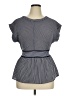 Monteau Gray Short Sleeve Blouse Size XL - photo 1