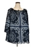 Westport 100% Polyester Blue 3/4 Sleeve Blouse Size 2X - photo 1