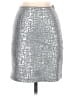 Vivienne Tam 100% Polyester Metallic Silver Formal Skirt Size XS (0) - photo 1