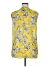 Kut from the Kloth 100% Polyester Yellow Sleeveless Blouse Size XL - photo 2