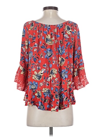 Democracy 3/4 Sleeve Blouse (view 2)