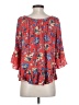 Democracy Red 3/4 Sleeve Blouse Size S - photo 2