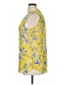 Kut from the Kloth 100% Polyester Yellow Sleeveless Blouse Size XL - photo 5