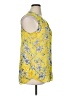 Kut from the Kloth 100% Polyester Yellow Sleeveless Blouse Size XL - photo 4