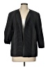 Eileen Fisher 100% Rayon Houndstooth Gray Blazer Size L - photo 1