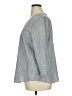 Van Heusen 100% Cotton Gray 3/4 Sleeve Blouse Size XL - photo 5