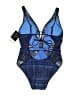 Becca Graphic Blue One Piece Swimsuit Size XL - photo 2