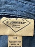 St. John's Bay 100% Cotton Blue Long Sleeve Button-Down Shirt Size XS - photo 7