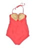 Bongo Hearts Orange One Piece Swimsuit Size L - photo 2