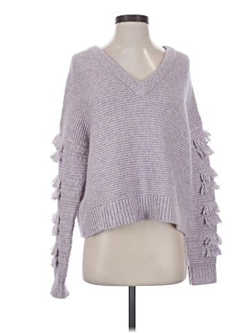 Madewell Fringe-Sleeve Pullover Sweater (view 1)
