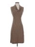 BCBGMAXAZRIA Houndstooth Brown Casual Dress Size XS - photo 1