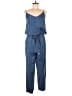 Calvin Klein Solid Blue Jumpsuit Size 6 - photo 1