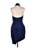 Elliatt Solid Blue Cocktail Dress Size L - photo 2