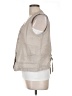 Eileen Fisher 100% Linen Tan Vest Size L - photo 5