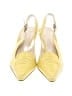 Antonio Melani 100% Leather Color Block Yellow Heels Size 6 - photo 2