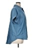 Cato Blue Short Sleeve Button-Down Shirt Size XL - photo 4