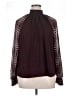 Cato 100% Polyester Burgundy Long Sleeve Blouse Size XL - photo 1