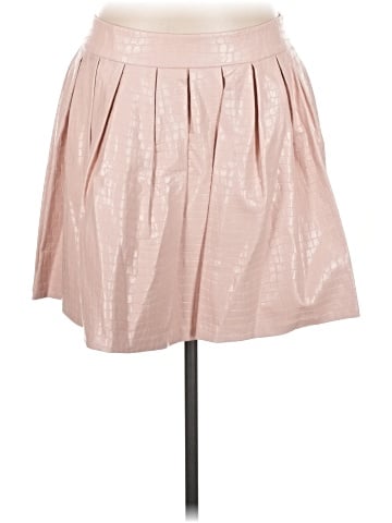 Alice + Olivia Faux Leather Skirt (view 1)