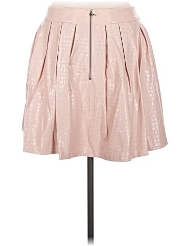 Alice + Olivia Faux Leather Skirt (view 2)