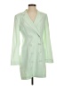 BCBGMAXAZRIA 100% Polyester Green Trenchcoat Size XS - photo 1