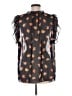CAbi 100% Polyester Black Sleeveless Blouse Size L - photo 2