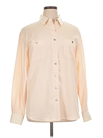 Valerie Stevens Long Sleeve Silk Top (view 1)