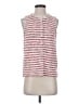 Madewell Red Sleeveless Button-Down Shirt Size S - photo 1