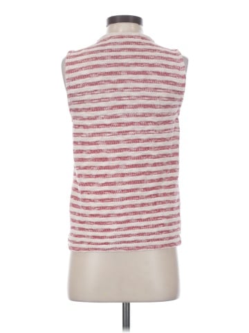 Madewell Crewneck Sweater Vest in Stripe (view 2)