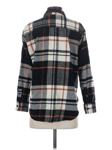 Madewell Oversized Ex-Boyfriend Shirt in Bromley Plaid (view 2)