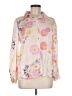 FRNCH Floral Pink Long Sleeve Blouse Size M - photo 1