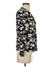 Zara Basic Floral Black 3/4 Sleeve Blouse Size XS - photo 4