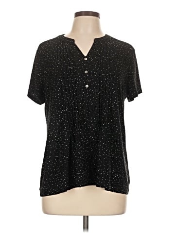 Croft & Barrow Short Sleeve Blouse (view 1)