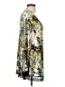 Milano Teal Long Sleeve Blouse Size L - photo 4