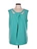 Jones Studio Teal Sleeveless Blouse Size L (estimated) - photo 1