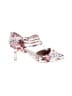 JG Floral White Heels Size 8 - photo 1