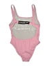 Speedo Solid Pink One Piece Swimsuit Size 12 - photo 2