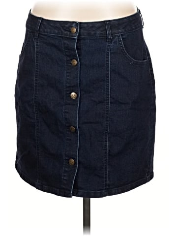 George Denim Skirt (view 1)