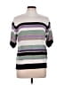 Bend Over 100% Acrylic Stripes Purple Pullover Sweater Size L - photo 1