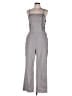 Ci Sono Stripes Gray Jumpsuit Size XL - photo 1