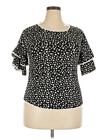 NY Collection Short Sleeve Top (view 1)