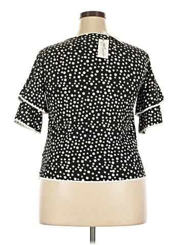 NY Collection Short Sleeve Top (view 2)