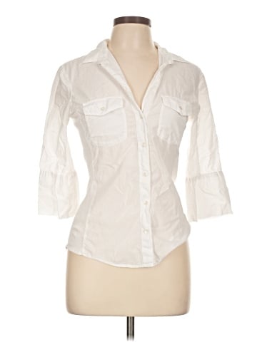James Perse 3/4 Sleeve Button-Down Shirt (view 1)