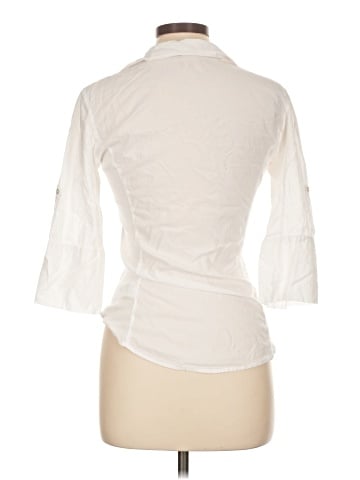 James Perse 3/4 Sleeve Button-Down Shirt (view 2)