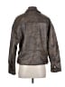 Topshop 100% Polyurethane Brown Jacket Size 0 - 2 - photo 2