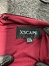 Xscape Solid Burgundy Cocktail Dress Size 22 - photo 4