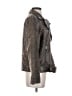 Topshop 100% Polyurethane Brown Jacket Size 0 - 2 - photo 4
