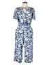 Luxology Print Blue Jumpsuit Size M - photo 1