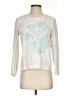 Pure & Good Floral White Sweatshirt Size XS - photo 1